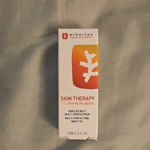 White and Orange Skincare Serum